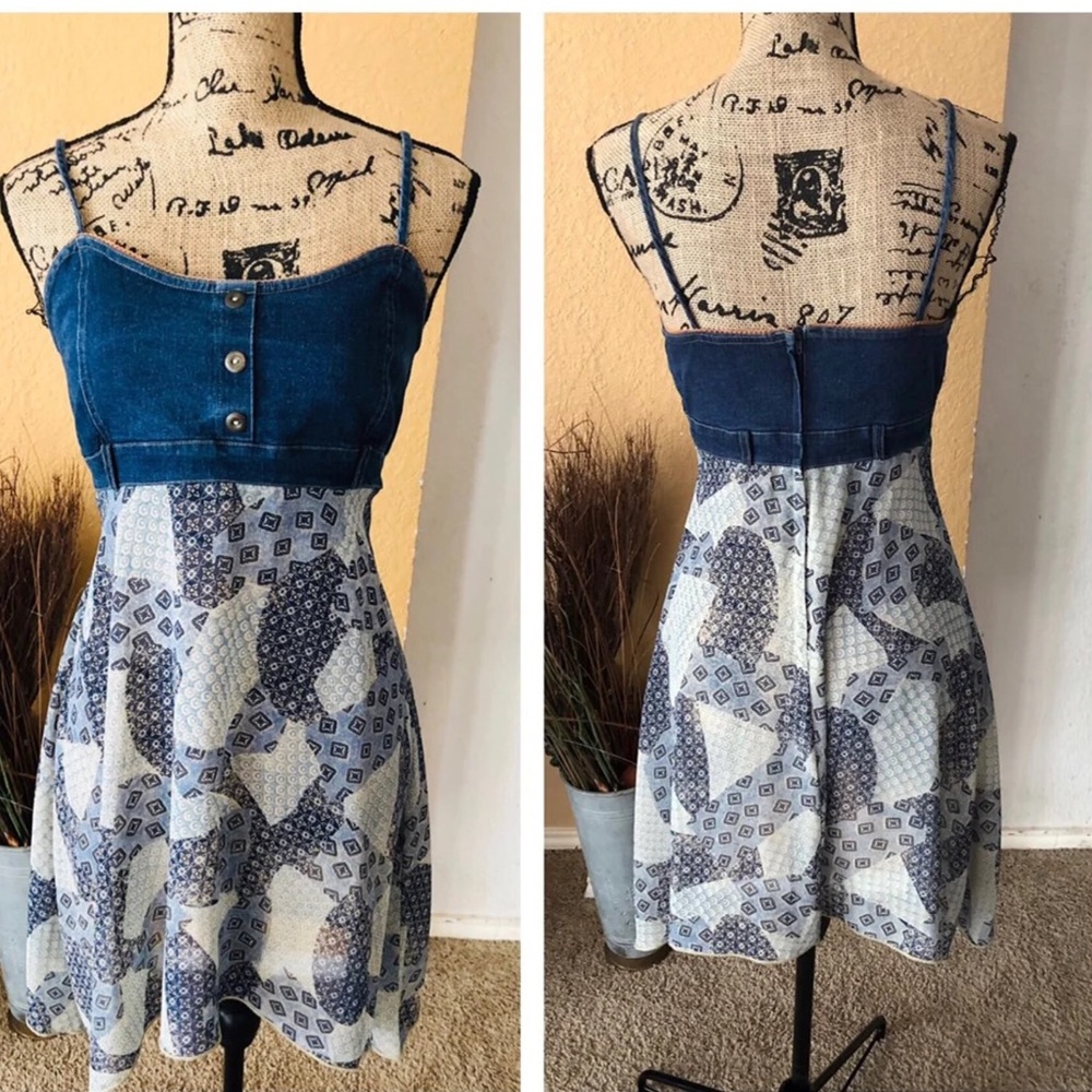 Blue Jean Tunic Shirt/Dress